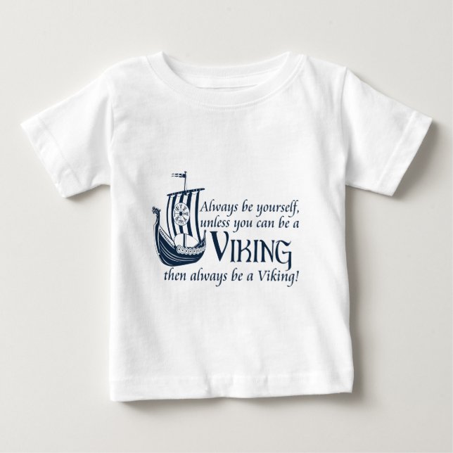 T-shirt Pour Bébé Soyez Viking ! (Devant)