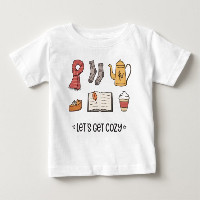 T-shirt Pour Bébé Soyons confortables ! (Devant)