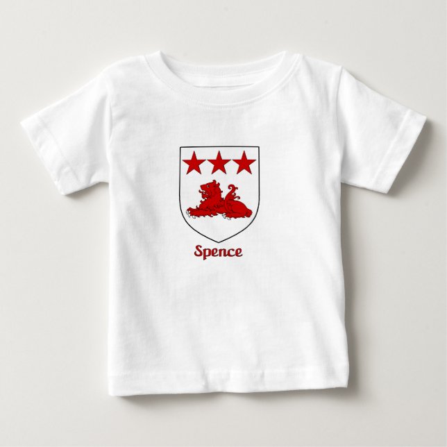 T-shirt Pour Bébé Spence Family Shield (Devant)