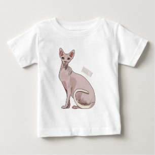 T-shirt Pour Bébé Sphynx cat