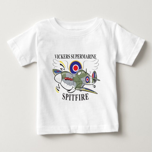 T-shirt Pour Bébé spitfire (Devant)