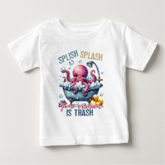 T-shirt Pour Bébé Splash Splash Your Opinion Is Trash 