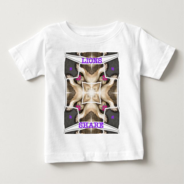 T-shirt Pour Bébé Splendor du Serengeti : Artistère de masquage anim (Devant)