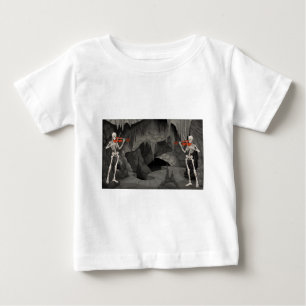 T-shirt Pour Bébé squelette violon