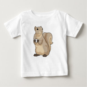 T-shirt Pour Bébé Squirl Coffee Cup