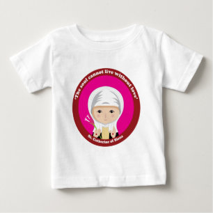 T-shirt Pour Bébé St Catherine de Sienne