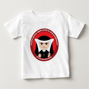T-shirt Pour Bébé St. Faustina Kowalska