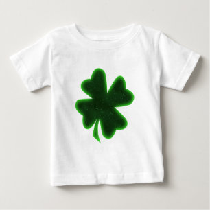 T-shirt Pour Bébé St. Patrick's Day Four Leaf Clover