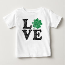 St Patrick's Day LOVE Shamrock irlandais