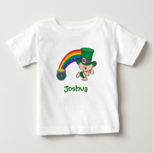 T-shirt Pour Bébé St. Patrick's Day Rainbow Toddler Tee