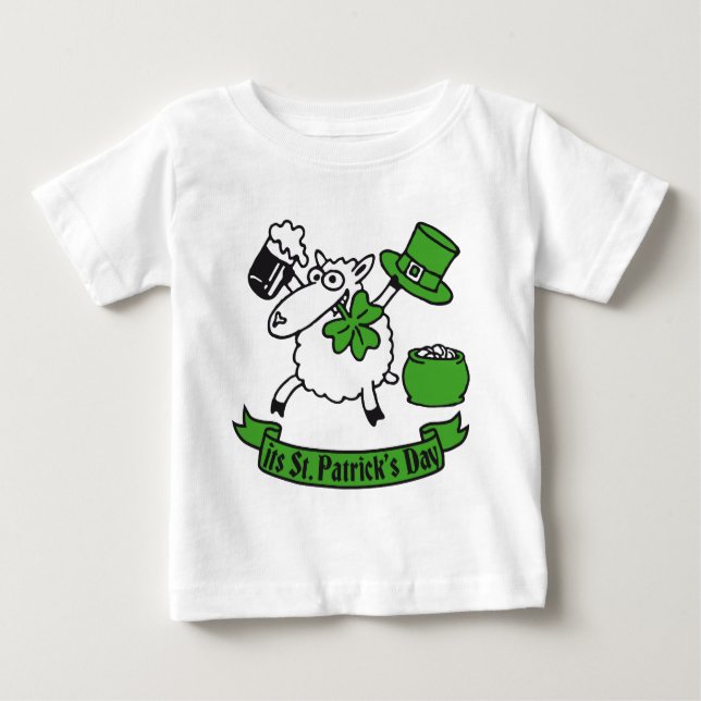 T-shirt Pour Bébé St Patricks sheep (Devant)