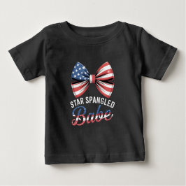 T-shirt Pour Bébé Star Spangé Babe