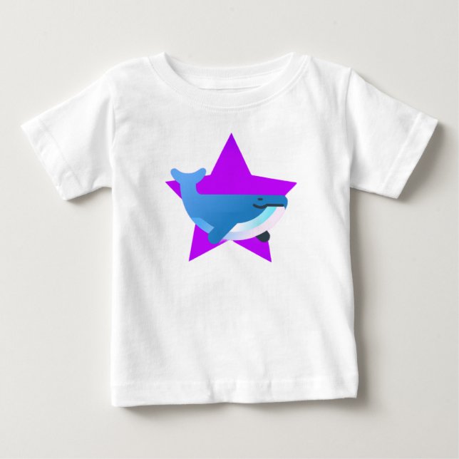 T-shirt Pour Bébé Star, The Whale, Whale (Devant)