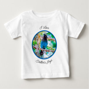 T-shirt Pour Bébé Steller's Jay - Photographie originale