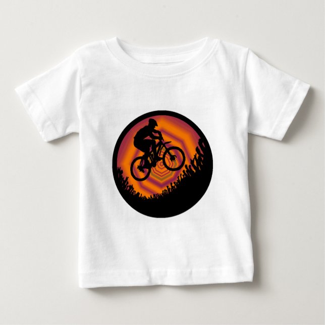 T-shirt Pour Bébé Stimulant de Sun de vélo (Devant)