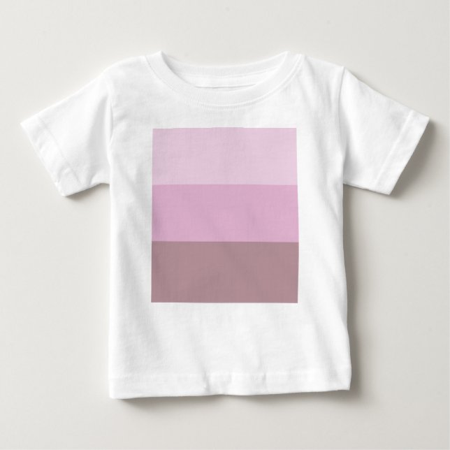 T-shirt Pour Bébé Striped ombre (Devant)