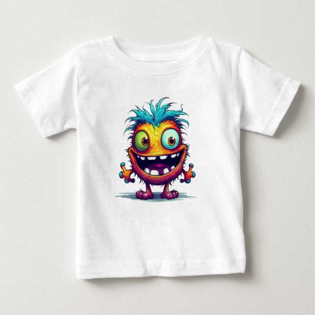 T-shirt Pour Bébé Stu 001 est le Mini Troll (Devant)