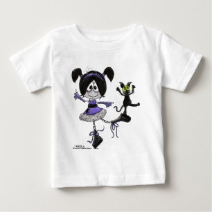 T-shirt Pour Bébé Style Ballerina Goth