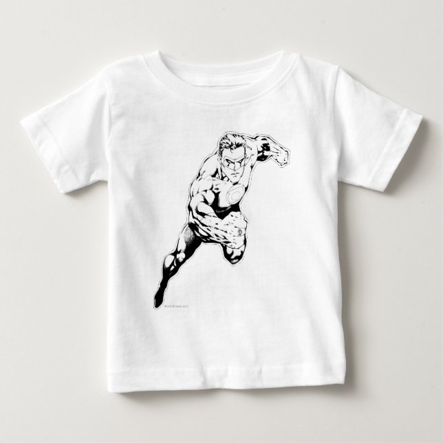 T-shirt Pour Bébé Style comique - Swift Jump, noir et blanc (Devant)
