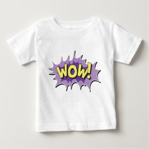 T-shirt Pour Bébé Style comique wow d'art de bruit