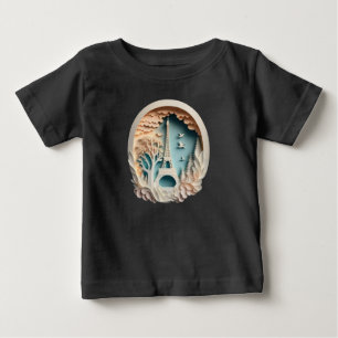 T-shirt Pour Bébé Style Papier de Paris