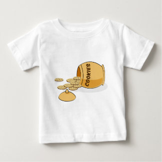 T-shirt Pour Bébé Sucreries Dessert Nourriture Pot à Cookies Chocola