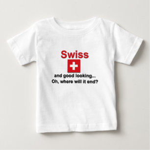 T-shirt Pour Bébé Suisse beau
