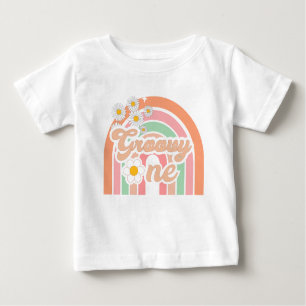 T-shirt Pour Bébé super arc en ciel un premier anniversaire