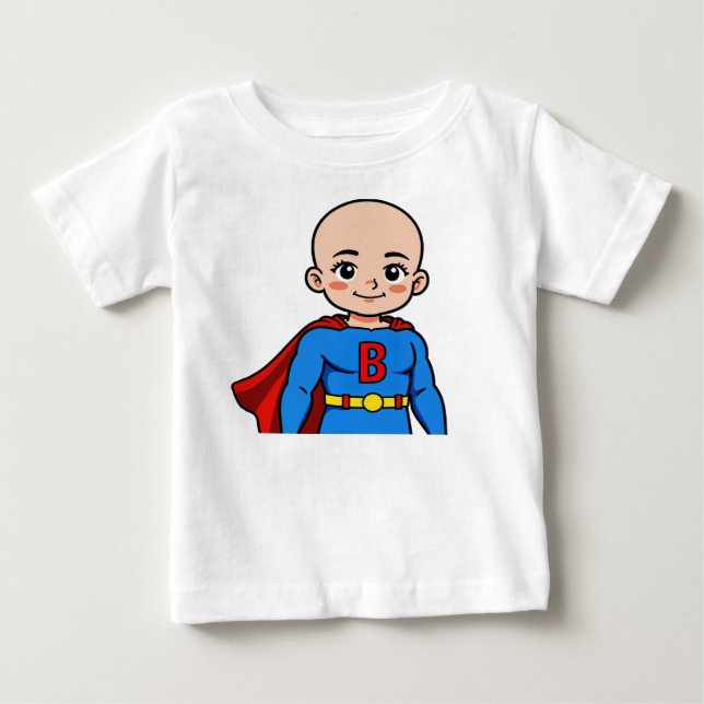 T-shirt Pour Bébé Super baby forever  (Devant)