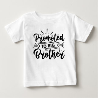T-shirt Pour Bébé "Super Bro à la Secourt : Promu à Big Brother"