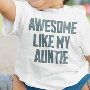 T-shirt Pour Bébé SUPER COMME MA TANTINE Drôle