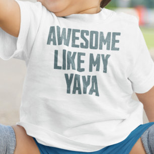 T-shirt Pour Bébé SUPER COMME MA YAYA Drôle