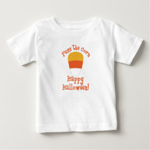 T-shirt Pour Bébé Super Mignon “Passe le Maïs de Bonbon”