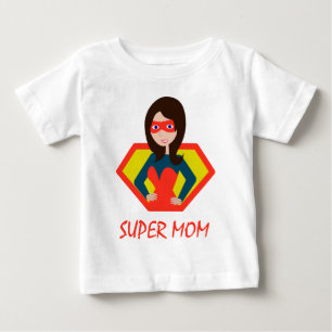 T-shirt Pour Bébé Super MOM