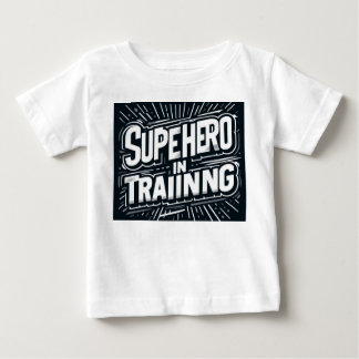 T-shirt Pour Bébé Superhéros en formation