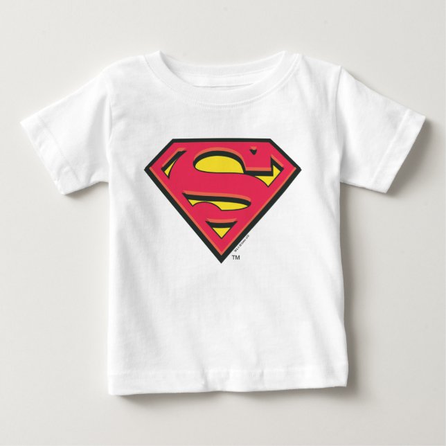 T-shirt Pour Bébé Superman S-Shield | Logo classique (Devant)