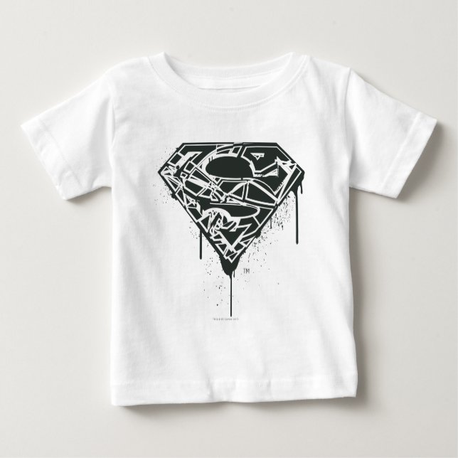 T-shirt Pour Bébé Superman S-Shield | Logo Fragmenté (Devant)