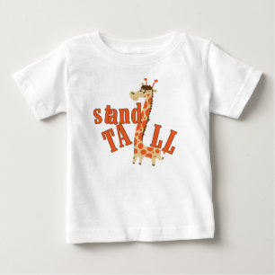 T-shirt Pour Bébé Support de girafe grand