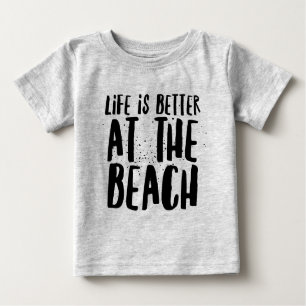 T-shirt Pour Bébé Sur La Plage