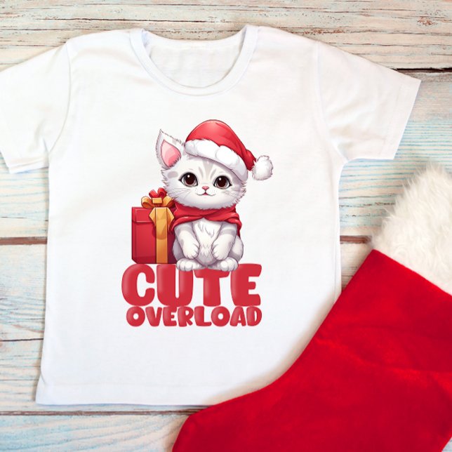 T-shirt Pour Bébé Surcharge de Christmas Cute (Créateur téléchargé)