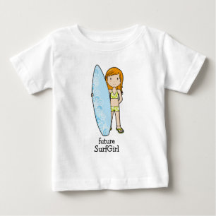 T-shirt Pour Bébé SurfGirl