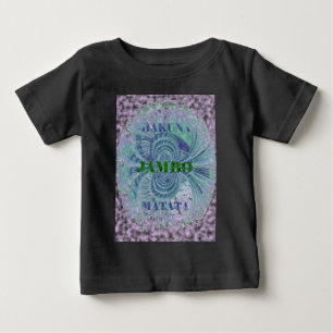 T-shirt Pour Bébé Swaga Jambo Hakuna Matata Kenya Giraffe Safari Wo