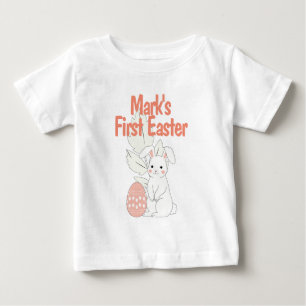 T-shirt Pour Bébé Sweet Pâques Personnalisé Premier Enfants Lapin Pâ