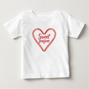 T-shirt Pour Bébé "Sweet Season & neige beaucoup amusant Noël bébé T