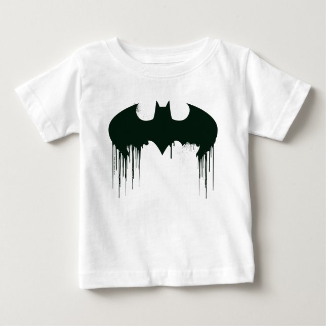 T-shirt Pour Bébé Symbole Batman | Logo Spraypaint (Devant)