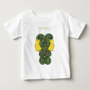 T-shirt Pour Bébé Symbole de Gémeaux