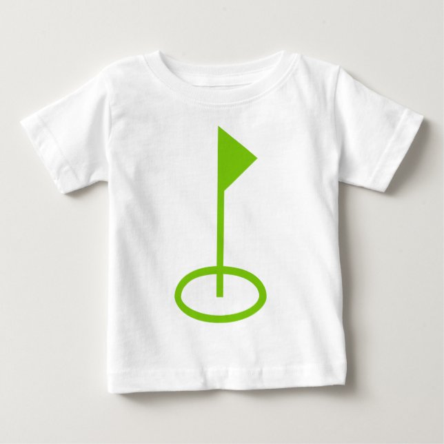 T-shirt Pour Bébé Symbole de golf (Devant)
