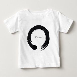 T-shirt Pour Bébé Symbole d'Enso de l'Infini - Paix