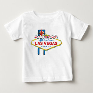 T-shirt Pour Bébé SYMBOLE DES MOTS D'ACCUEIL À Las Vegas