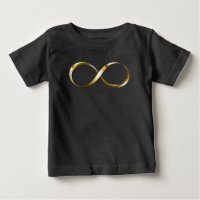 Symbole d'infini doré